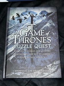 A Game of Thrones Puzzle Quest : Riddles, Enigmas and Quizzes Inspired by the... - Picture 1 of 22