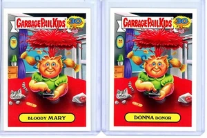 Garbage Pail Kids 30th Anniversary Adam Bomb's Don't BLOODY MARY & DONNA SPENDER - Bild 1 von 1