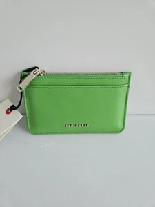 Ted Baker Women's Leather Garcia Zip Coin & Cardholder Green RRP £45 - Picture 1 of 3