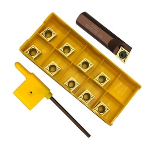 Portaherramientas de torneado S14X-SCACL09-L55 + CCMT09T304 32,51 inserto de torneado de carburo CNC - Imagen 1 de 10