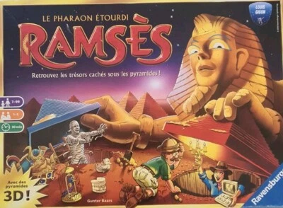 Jeu Société Ramsès le Pharaon Etourdi -  Pyramides 3D - Photo 1/2