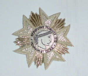 France French Legion Honor Royal Napoleon Army War Uniform Badge Medal Patch EU