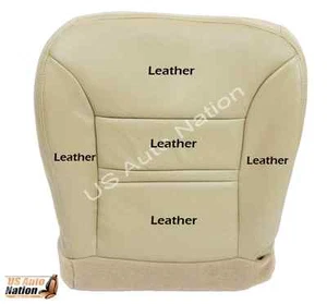 2000 01 Ford Excursion Eddie Bauer Driver Side Replacement Bottom Seat Cover Tan - Picture 1 of 9
