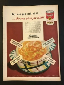 Anuncio de sopa Campbell's 1948 - Imagen 1 de 1