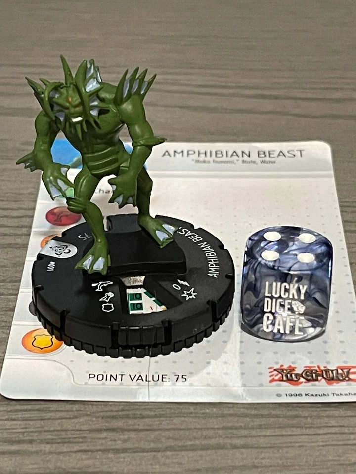 WizKids Heroclix YuGiOh! Serie 1 001 Bestia Anfibia Foto 1 de 1