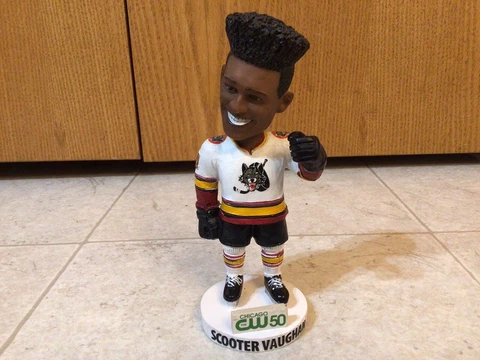 Scooter Vaughan Bobblehead Chicago Wolves AHL Hockey Minor Cover