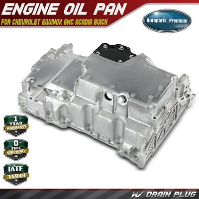 Panela de óleo do motor para Chevrolet Equinox GMC Acadia Buick Regal Envision 2.0L 2.5L - Imagem 1 de 4