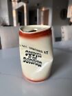 South Of The Border Smashed Beer Can Pedro Souvenir Ceramic Brown And Tan Japan