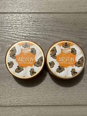 ORIGINAL Talc Airspun Translucent EXTRA Coverage Loose Face Powder 070-41 Two Pk - Image 1 of 3