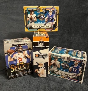 NFL 2021 Optic Mega Box •2021 Prizm & Prizm Fanatics •2022 Select Draft Picks - Picture 1 of 12