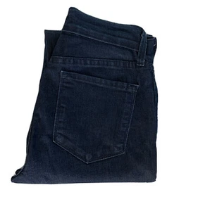 Not Your Daughters Jeans Blue Straight Leg Regular Fit Ankle Dark Made In USA - Picture 1 of 7