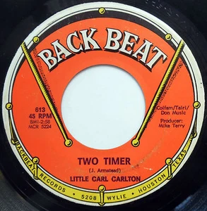 LITTLE CARL CARLTON 45 Two Timer / Drop By My Place NORTHERN SOUL 1970 w2138 - Picture 1 of 2