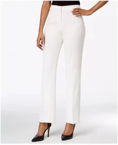 Kasper Women's Vanilla Ice Kate Classic-Fit Straight-Leg Crepe Dress Pant, Sz 16 - Picture 1 of 6