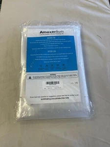 NEW clear shower curtain liner 72”x72” bottom magnets amazer bath brand no pvc - Picture 1 of 3