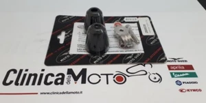TERMINALI MANOPOLE "CORSA" NERI MOTO GUZZI AUDACE CARBON 1400 COD. 2S000338 - Foto 1 di 2