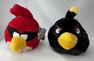 Peluche Angry Bird Space Red 2010 con etiqueta y bomba 2012 5" - Imagen 1 de 14