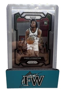2023-24 Panini Prizm Chris Livingston #156 Base RC Bucks - Foto 1 di 2