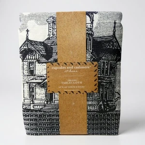 Cupcakes & Cashmere Tablecloth Oblong Halloween Haunted House 60 x 120 Brand New - Picture 1 of 4