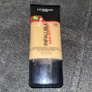 L'Oreal Paris Infallible 24HR Wear Pro-Matte Liquid Foundation 106 Sun Beige New - Picture 1 of 1