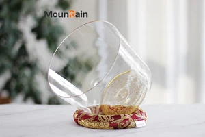 432hz 7"C4MountainRain Transparent tape design Clear Quartz Crystal Singing Bowl - Picture 1 of 6
