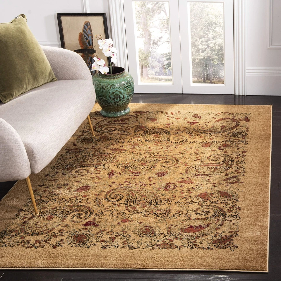 Tapete Lyndhurst Collection Accent - 3'3" x 5'3", Bege e Multi, Pai Tradicional... - Imagem 1 de 4