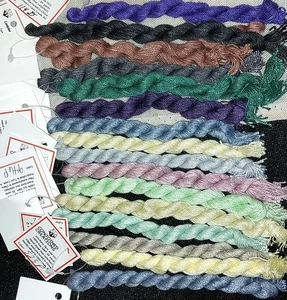 Lot(16) of Conjoined Creations Hand-dyed Soy Silk yarn needlepoint/cross-stitch - Picture 1 of 1
