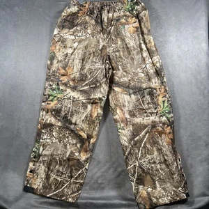 Frogg Toggs Waterproof Camo Over Pants Mens M/L Real Tree Edge Hunting Rain Gear - Picture 1 of 13