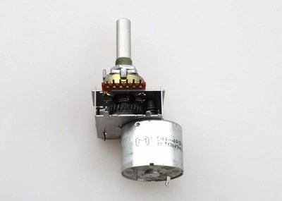 1x 16mm Dual-Gang A50K 50K Audio Motorized Potentiometer 25mm D Shaft - Image 1 of 4
