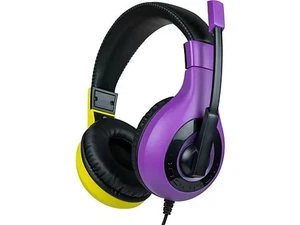 Wired Stereo Gaming Headset V1 Gelb Lila kabelgebunden On Ear für Switch Bigben - Afbeelding 1 van 4
