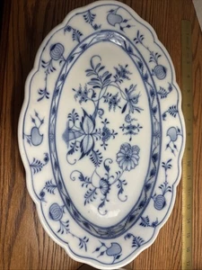 Meissen Blue Onion Porcelain 14” Serving Platter. Germany - Picture 1 of 9