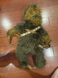 Star Wars Chewbacca Wookie Plush 26" Backpack Buddy Furry ZipTop Buckle Preowned - Picture 1 of 3
