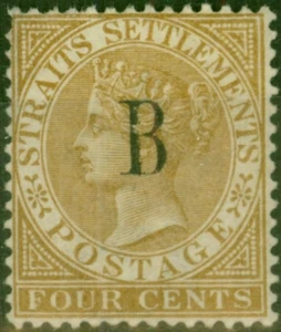 Bangkok 1883 4c Pale Brown SG17 Fine Unused (2) - Picture 1 of 1