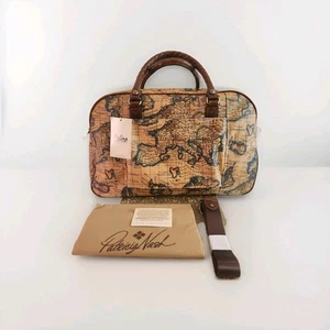 Patricia Nash GONNESA Overnight Bag European Map NEW !!! - Picture 1 of 10