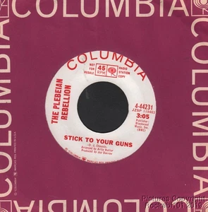 Hear 1967 Plebeian Rebellion Garage / Mod Dancer EX DJ 45 Stick to Your Guns - Bild 1 von 1