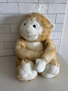 PEEK A BOO MONKEY Plush Commonwealth 12" Magnetic Hands Ape Gorilla Golden Tan - Picture 1 of 6