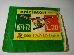 1971 72 PANINI FOOTBALLERS OPEN AND EMPTY BAG EXCELLENT AND RARE - Picture 1 of 2