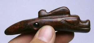 8CM China Hongshan Culture Old Jade Carved Yu Pig Long Animal Amulet Pendantnt - Picture 1 of 4