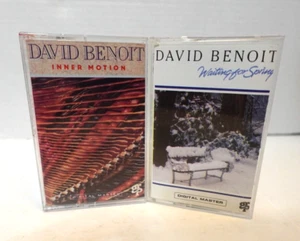 David Benoit music cassette tape lot (Inner Motion, Waiting for Spring) - Picture 1 of 5