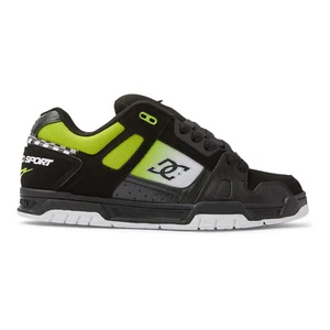 Dc shoes stag se black green white scarpe skate new 42 - Imagen 1 de 6