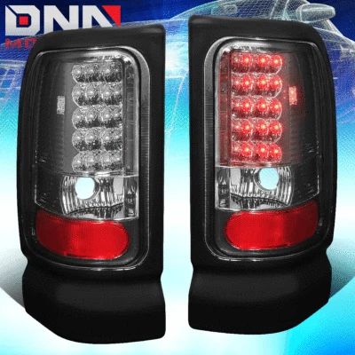 CLEAR LENS SMOKED LED TAIL BRAKE LIGHT/LAMP FOR 94-02 DODGE RAM 1500/2500/3500 - Image 1 of 4