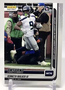 🔥KENNETH WALKER III ROOKIE SP 1/199 PLAYOFF DEBUT CARD PANINI #190 SEAHAWKS 🏈 - Picture 1 of 2