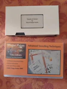 2 PEGGY DECKER TÉCNICAS AVANZADAS DE PLANTILLA PINTURA ACRÍLICA LECCIONES VIDEO VHS 1994 - Imagen 1 de 9