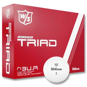 Wilson Triad R Golf Balls 1 Dozen White NEW - Picture 1 of 4