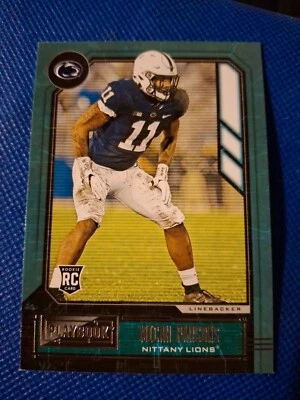 2021 MICAH PARSONS PANINI PLAYBOOK NFL ROOKIE CARD RC #327 DALLAS COWBOYS  - Image 1 of 2