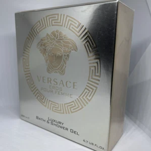 Versace Eros Pour Femme Bath & Shower Gel 6.7fl oz Sealed - Picture 1 of 3