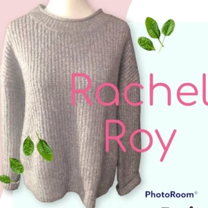 Rachel Roy Sweater size M Rolled Neckline Blue/Lavender Marled - Picture 1 of 13