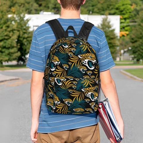 Jacksonville Jaguars Fans Lightweight Backpack Student Backpack Print School Bag Cover
