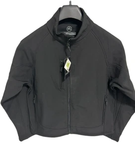 Strormtech Performance Softshelljacke Herren Größe Medium durchgehender Reißverschluss schwarz Neu mit Etikett - Bild 1 von 7