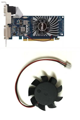 Cooler Fan For ASUS GeForce GT 610 GT610-1GD3-L T124010DL Replace Graphics Card - Image 1 of 3