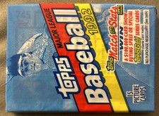 1992 Topps Wax Pack Dave Magadan Mets (Top) Rene Gonzales Blue Jays (Back)